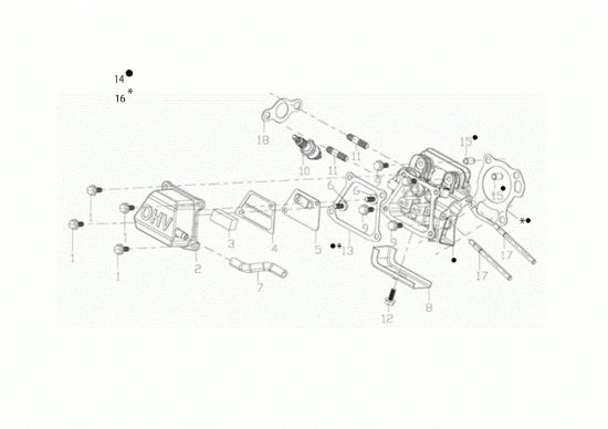 Picture of Testata MZ 2055 K Motozappa