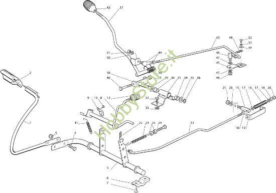Picture of Comando freno e comando cambio OM 72C/12,5M Cat.2007 Trattorino