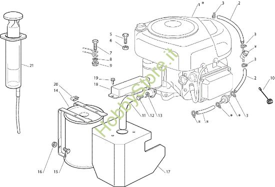 Picture of Motore OM 72C/12,5M Cat.2007 Trattorino