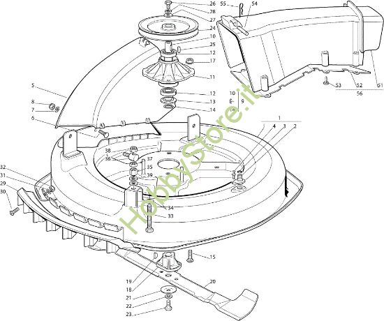 Picture of Piatto di taglio (2) OM 72C/12,5M Cat.2007 Trattorino