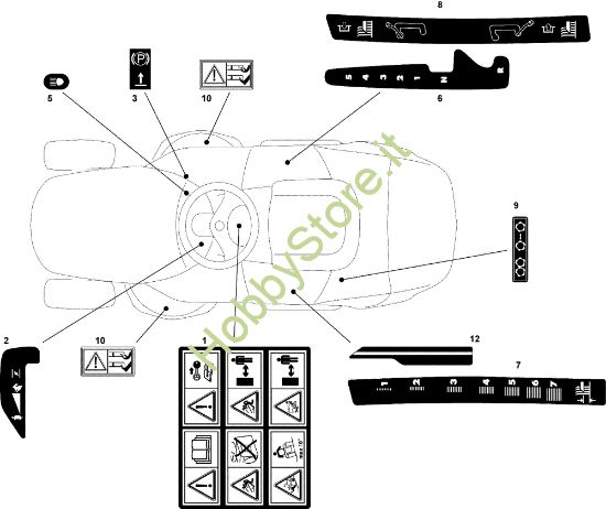 Picture of Etichette OM 92C/13,5H Cat.2007 Trattorino
