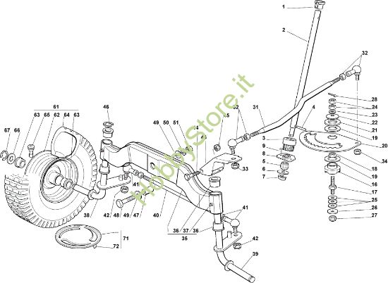 Picture of Sterzo OM 102C/15,5M Cat.2007 Trattorino