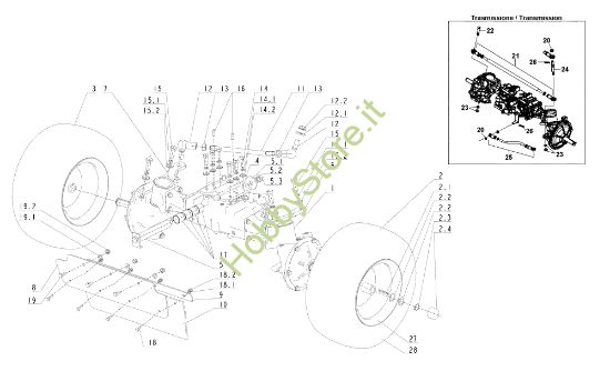Picture of Assale anteriore APACHE 92 4x4 Cat.2007 Trattorino