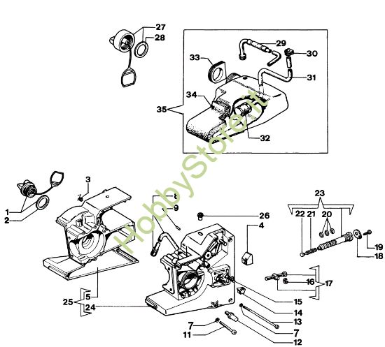 Picture of Basamento 935 DX Motosega