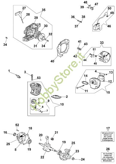 Picture of Motore 938 Motosega