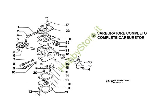 Picture of Carburatore WT-162A 951 Motosega