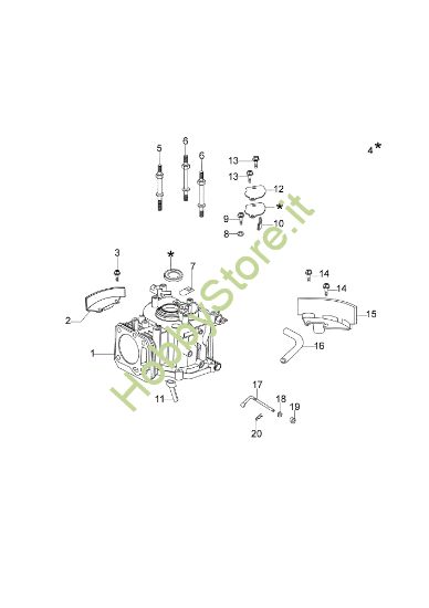Picture of Cilindro e basamento G 48 PK (K40) Rasaerba