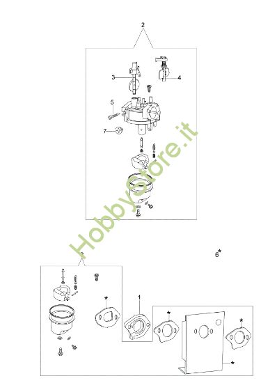 Picture of Carburatore G 48 PK (K40) Rasaerba