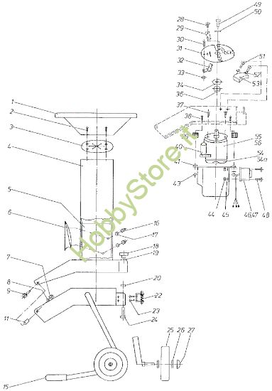 Picture of Esploso SH 210 E Biotrituratore