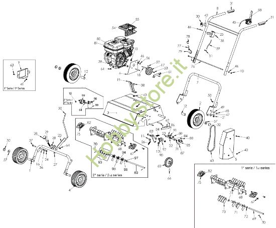 Picture of Esploso completo SR 50 H60 Arieggiatore