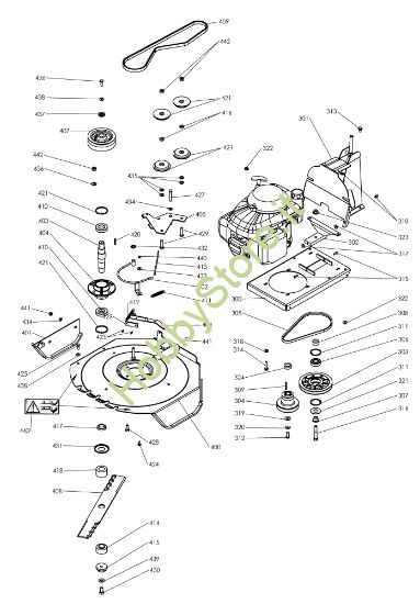 Picture of Piatto di taglio (fino a 2011) WB 52 VBR6 Sfalciatutto