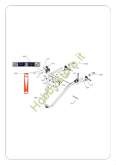 Picture of Manubrio (dal 2012) WB 52 VBR6 Sfalciatutto