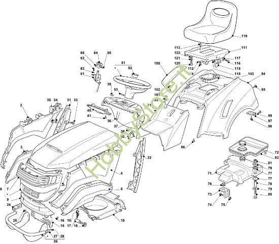 Picture of Carrozzeria OM 93C/13,5H Cat.2008 Trattorino