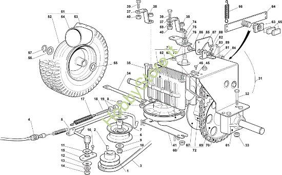 Picture of Trasmissione OM 63C/6,5M Cat.2008 Trattorino