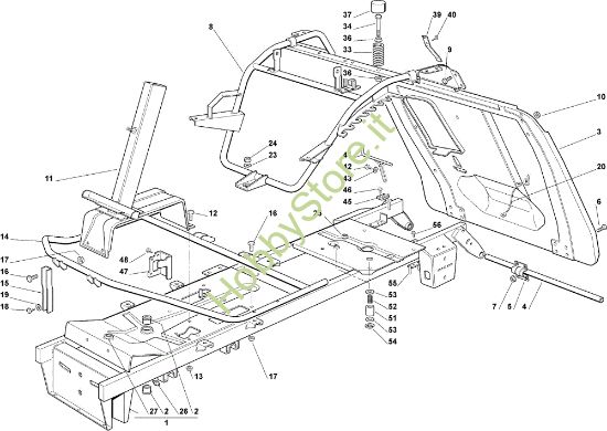 Picture of Telaio OM 72C/12,5H Cat.2008 Trattorino