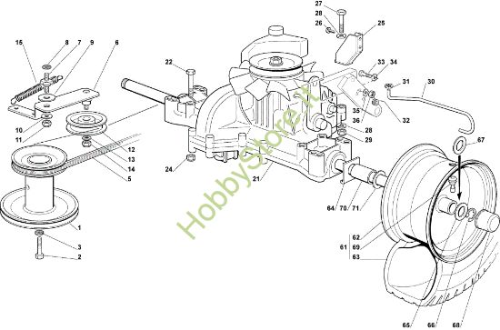 Picture of Trasmissione OM 72C/12,5H Cat.2008 Trattorino