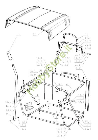 Picture of Sacco raccoglierba OM 105J/18H Cat.2008 Trattorino