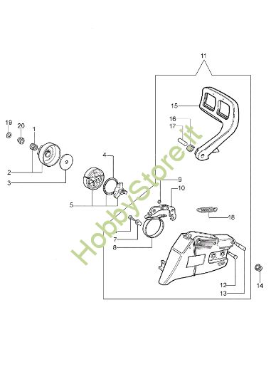Picture of Frizione 940 C Motosega