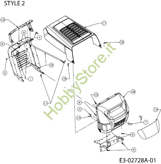 Picture of Carrozzeria POLO 95/11,5 T France Cat.2008 Trattorino (solo per il mercato francese)