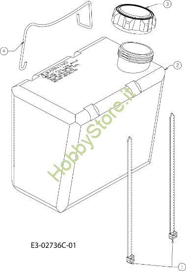 Picture of Serbatoio POLO 108/17 H Cat.2008 Trattorino