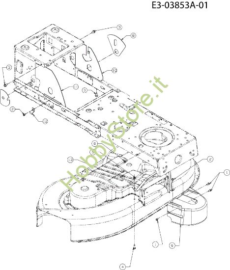 Picture of Telaio hydro POLO 108/15,5 H Cat.2008 Trattorino