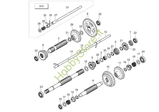 Picture of Ingranaggi (Cambio) CR 560 HD Transporter