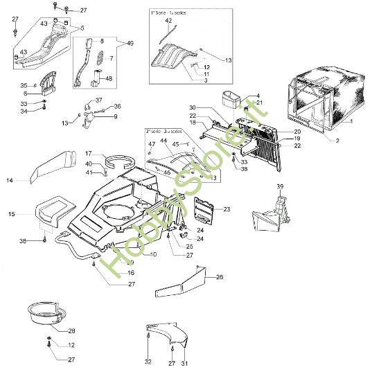 Picture of Carcassa LUX 55 HXF Rasaerba