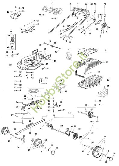 Picture of Esploso MAX 53 VBD Plus-Cut Rasaerba