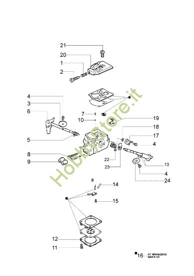 Picture of Carburatore WT-726C GS 260 Motosega
