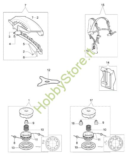 Picture of Accessori BC 380 T Decespugliatore