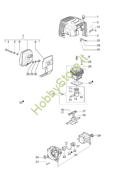 Picture of Motore SPARTA 42 BP Decespugliatore