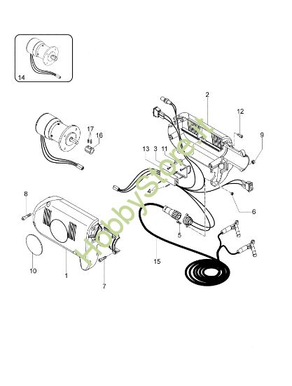 Picture of Motore OS 300 E Scuotitore a pettine