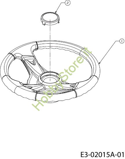 Picture of Volante TORNADO 97/13.5 T Trattorino