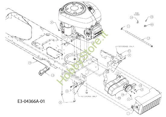 Picture of Motore TORNADO 108/15.5 T Trattorino