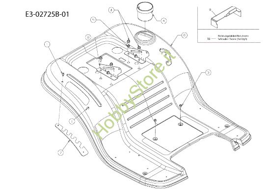Picture of Carrozzeria posteriore TORNADO 108/15.5 T Trattorino