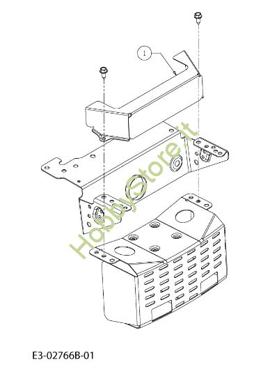 Picture of Protezione marmitta TORNADO 108/17,5 H Trattorino