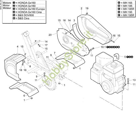 Picture of Cofanature MH 195 Motozappa