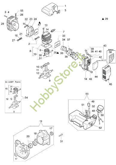 Picture of Motore 435 BP Decespugliatore