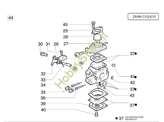 Picture of Carburatore C1Q-E10 435 BP Decespugliatore