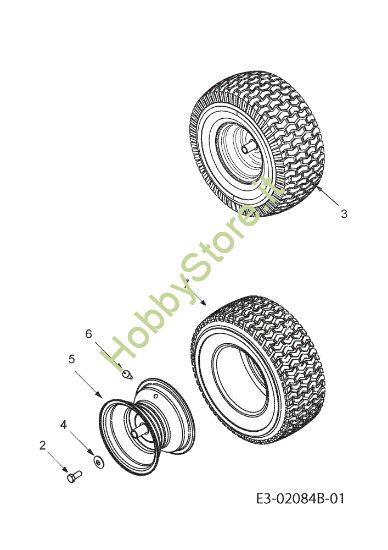 Picture of Ruote posteriori KROSSER 92/13.5 T Trattorino