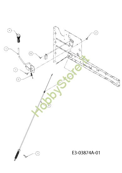 Picture of Leva innesto lame KROSSER 92/13.5 T Trattorino