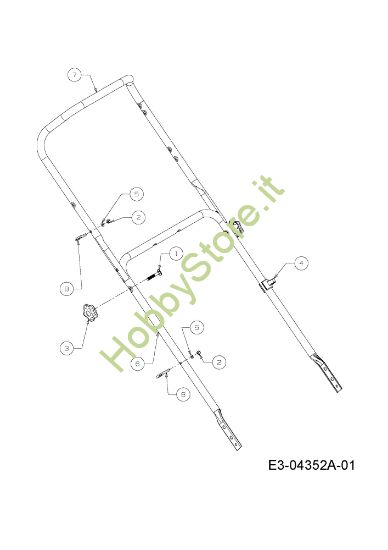 Picture of Manubrio G 55 VBX 4 in 1 Rasaerba