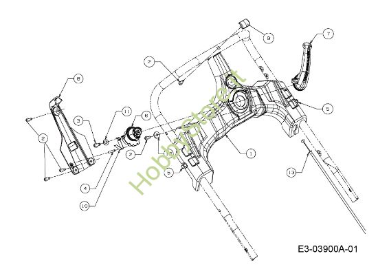 Picture of Plancia comandi G 55 VBX 4 in 1 Rasaerba