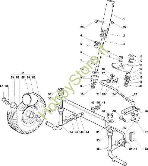 Picture of Sterzo OM 63C/6,5V Cat.2009 Trattorino