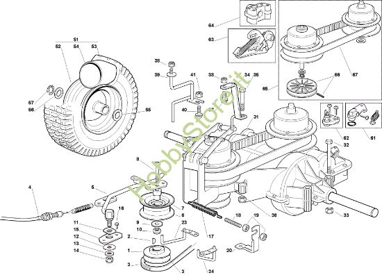 Picture of Trasmissione OM 63C/6,5V Cat.2009 Trattorino