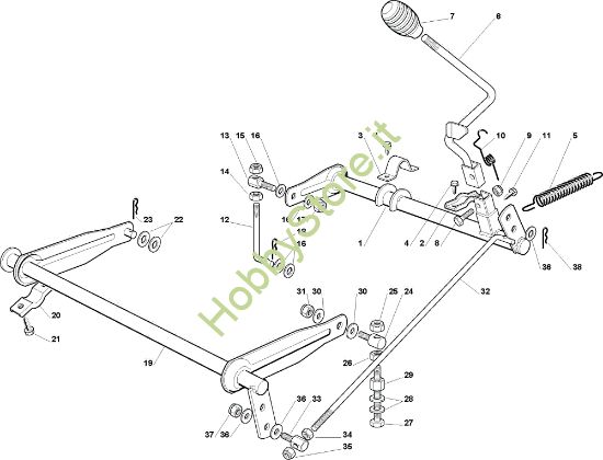 Picture of Sollevamento piatto di taglio OM 63C/6,5V Cat.2009 Trattorino