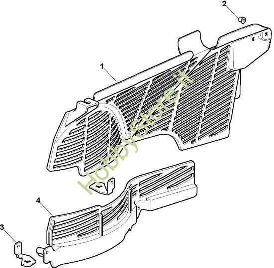 Picture of Protezione cinghia (Solo per mercato francese) OM 63C/6,5V Cat.2009 Trattorino