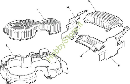 Picture of Protezione cinghia (Solo per mercato francese) OM 72C/12,5H Cat.2009 Trattorino