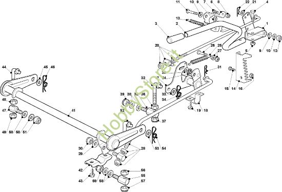 Picture of Sollevamento piatto di taglio OM 93C/13,5H France Cat.2009 Trattorino