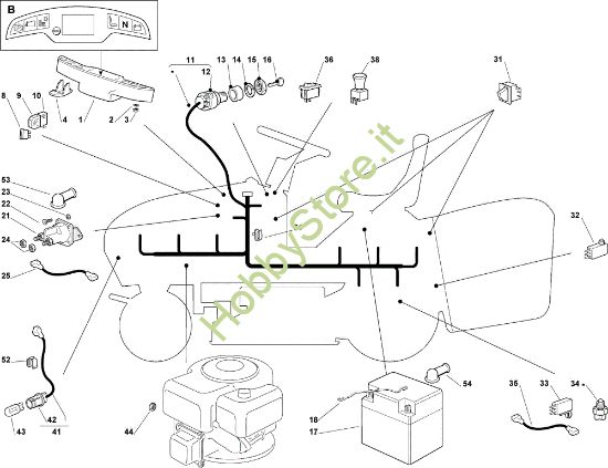 Picture of Parti elettriche OM 122C/22H Cat.2009 Trattorino
